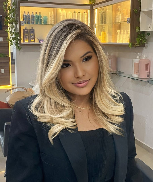 “ELENA” Lace Top Wig 16”