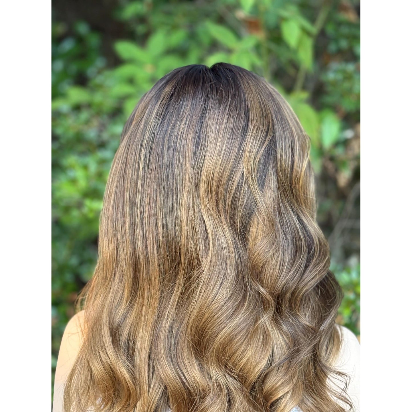 TESSA Toasted Honey Cider Brown Balayage Wig, HD Invisible Transparent Lace Front, 100% Luxury Human Hair Wig
