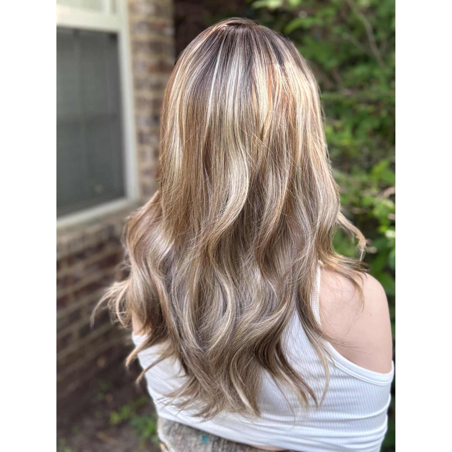 TEMPERANCE Neutral Dirty Champagne Blonde Wig, Lace Front, 13x6 Hand-Tied, Human Hair Blend