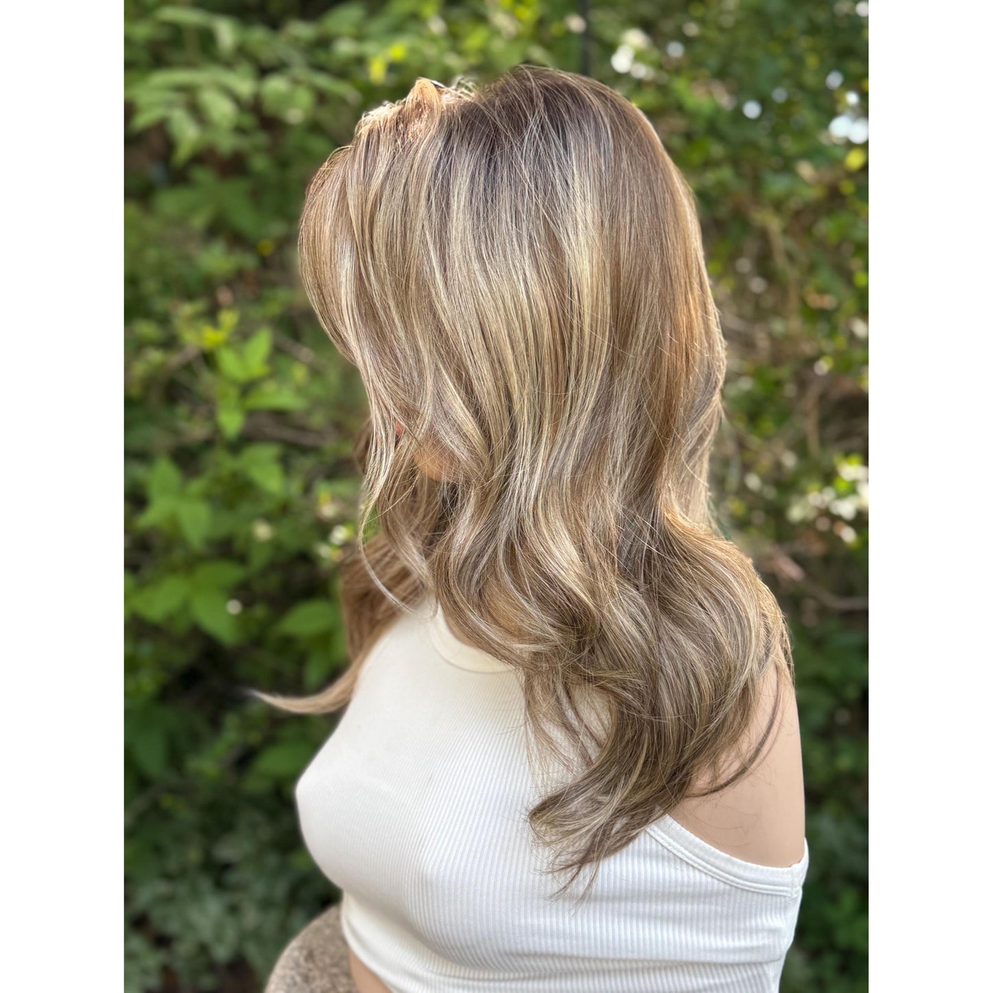 TEMPERANCE Neutral Dirty Champagne Blonde Wig, Lace Front, 13x6 Hand-Tied, Human Hair Blend