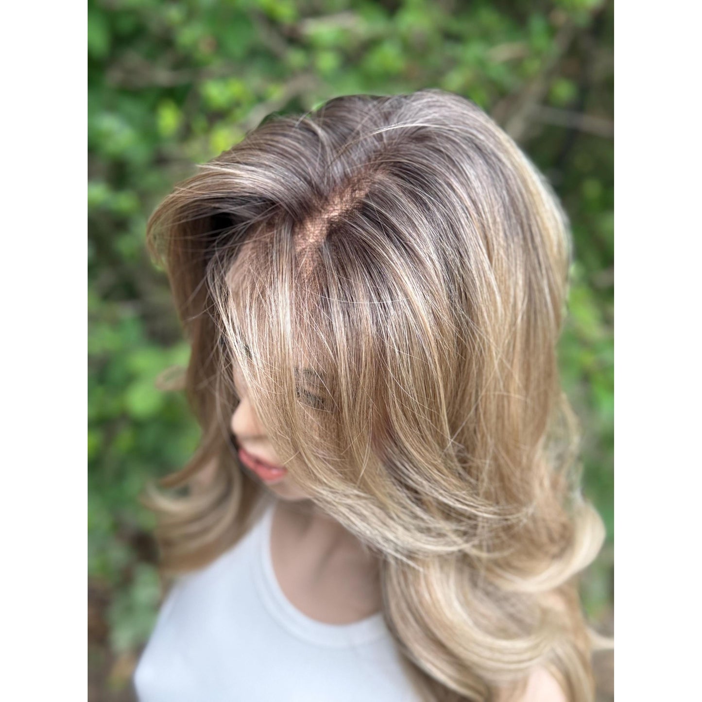 FABIOLA Multi-Dimensional Dirty Blonde Wig, Lace Front, 13x6 Hand-Tied, Human Hair Blend