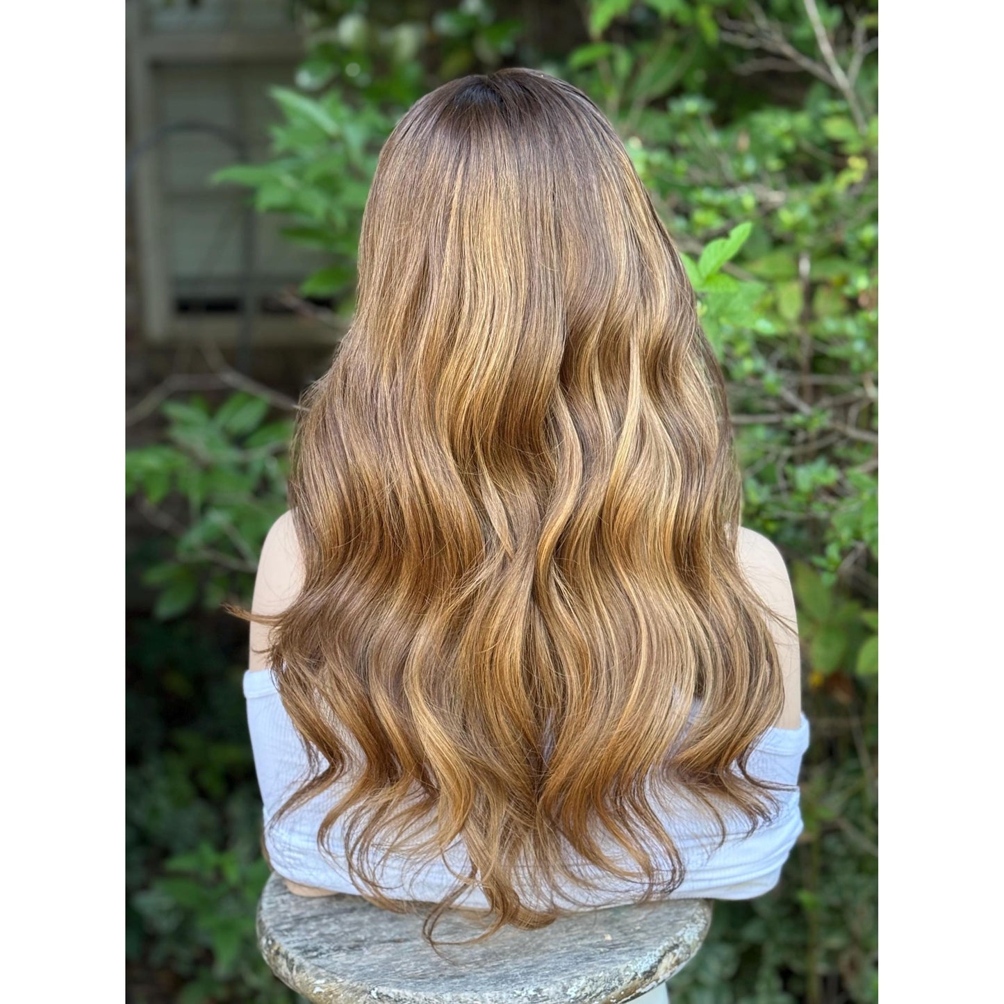 WILLOW True Autumn Brown Golden Caramel Honey Glaze Balayage Wig, HD Invisible Transparent Lace Front, 100% Luxury Human Hair Wig